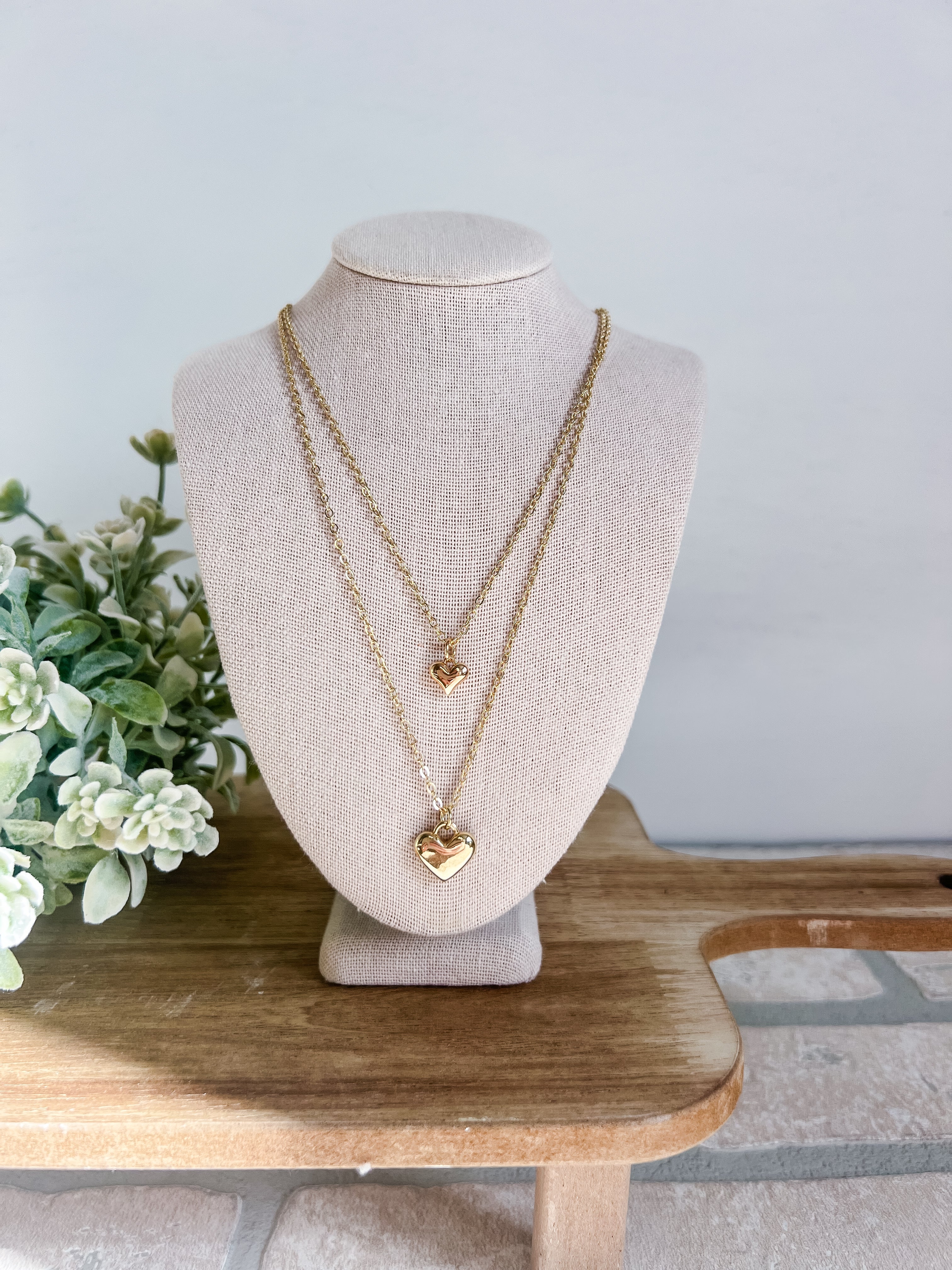 Round Two Heart Necklace - Michigan Southern Charm