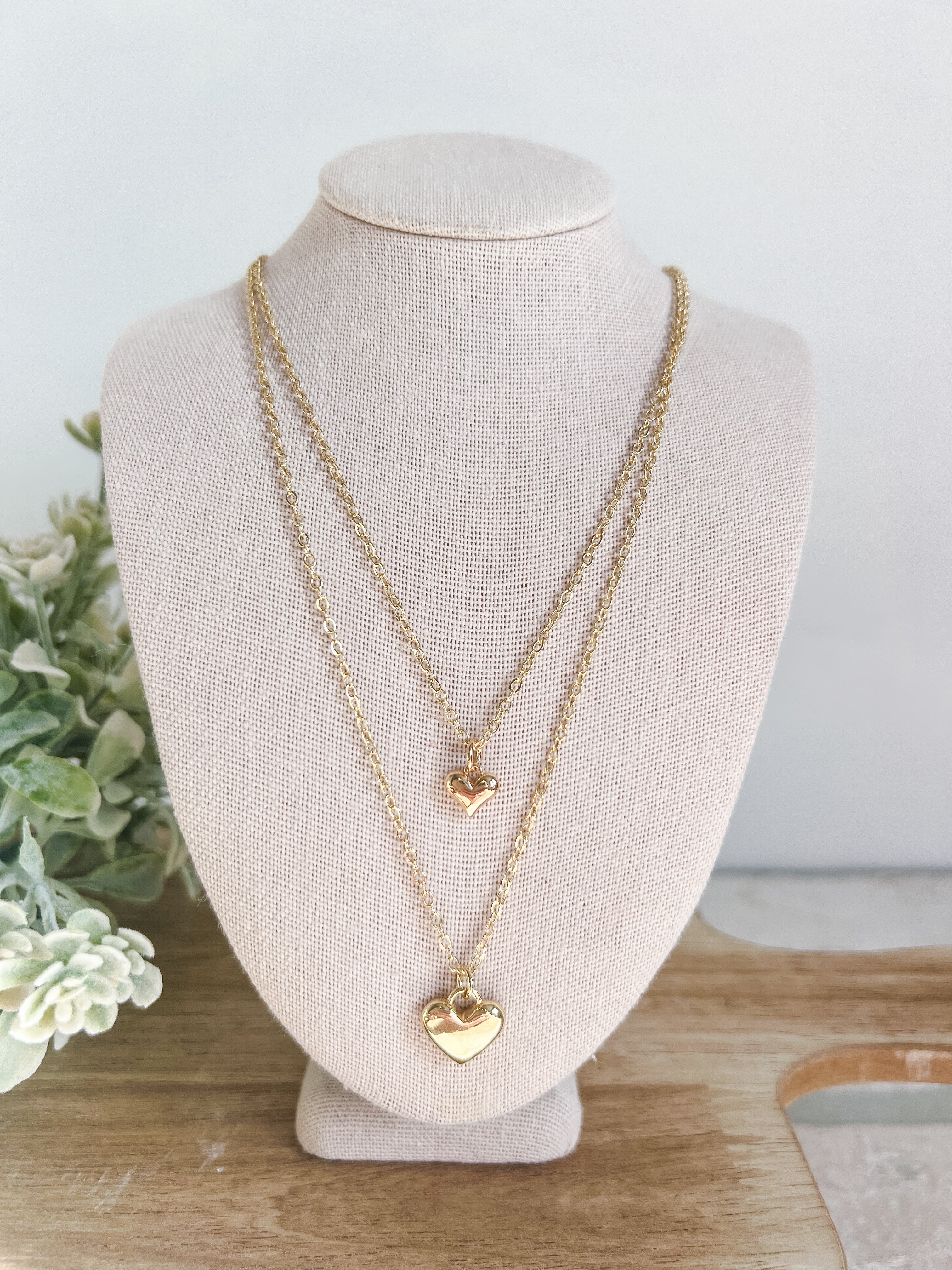 Round Two Heart Necklace - Michigan Southern Charm