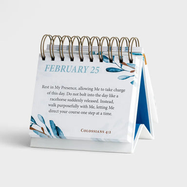 Jesus Calling: Enjoying Peace in His Presence - Large Print - Perpetual Calendar - Michigan Southern Charm