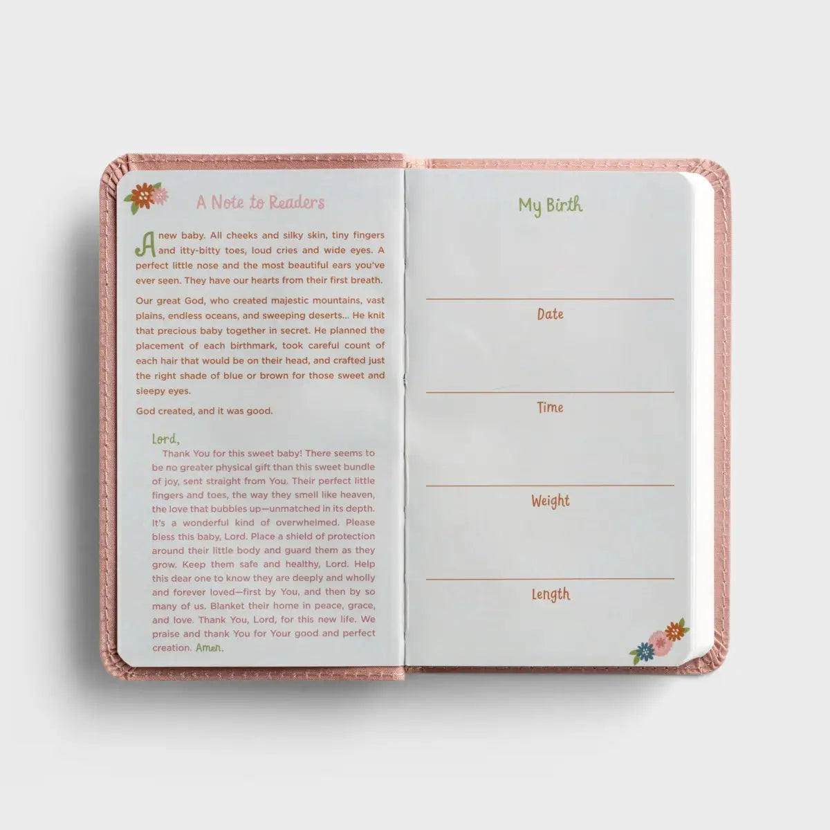 Wonderfully Made: Baby Girl's First Bible - Michigan Southern Charm