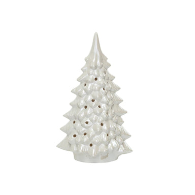 12.25 Stoneware LED Tree - Michigan Southern Charm