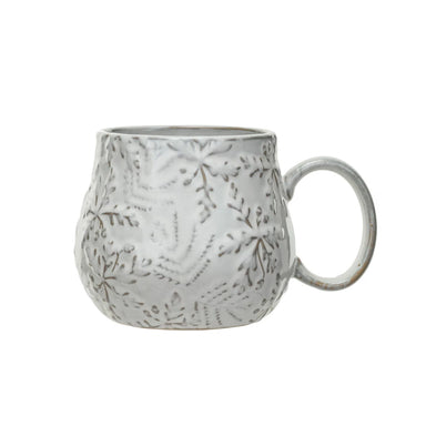 16 oz. Embossed Stoneware Mug - Michigan Southern Charm