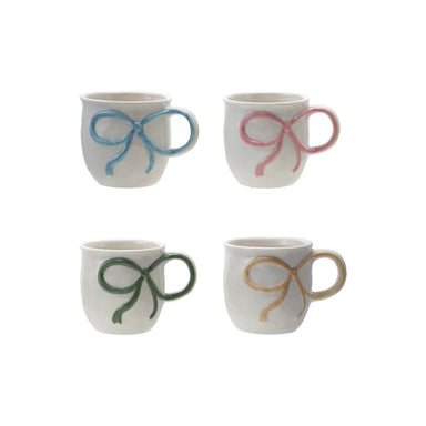 18 oz. Stoneware Mug with Bow Handle - Michigan Southern Charm
