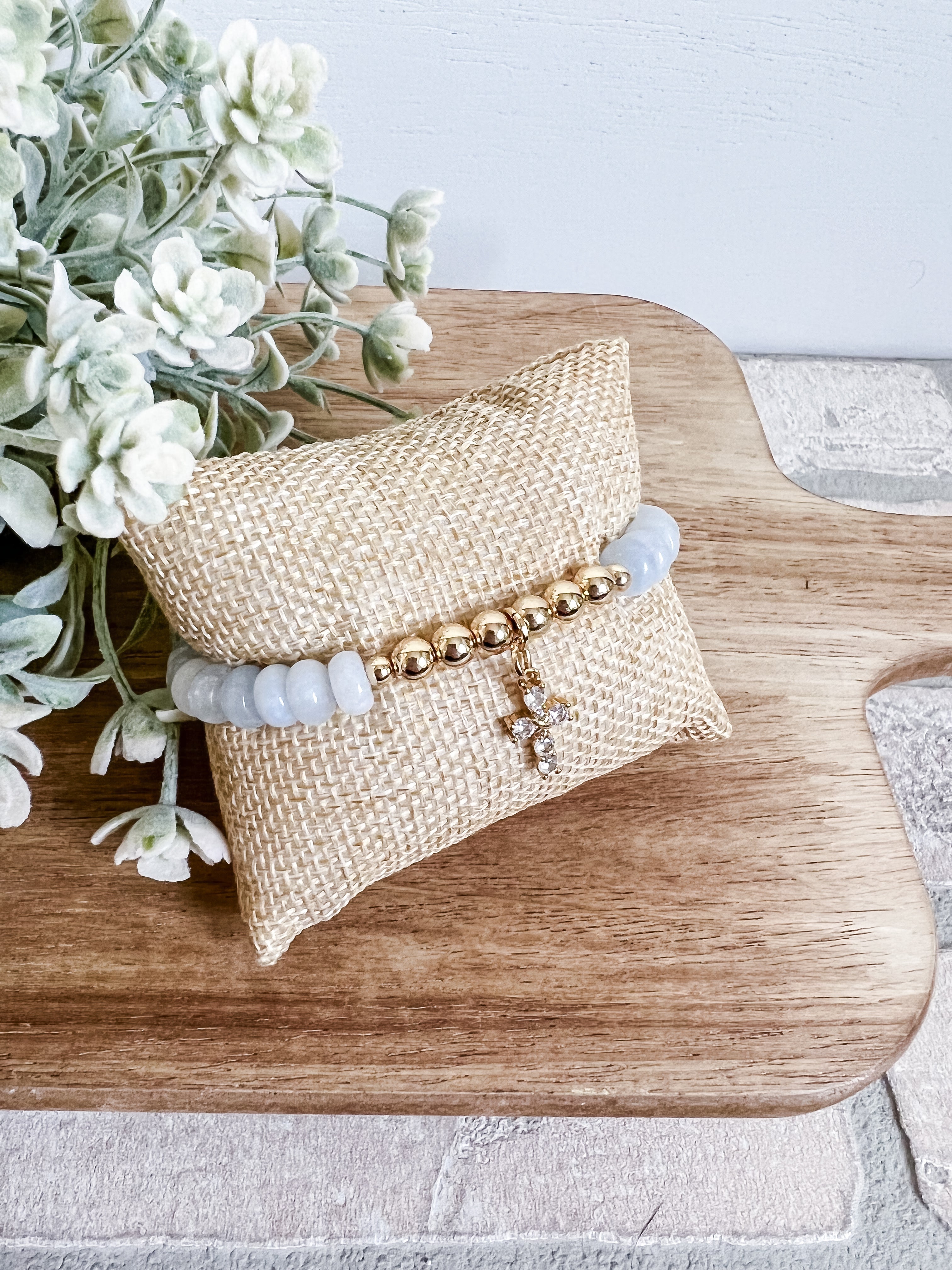 Hope Cross Bracelet - Michigan Southern Charm