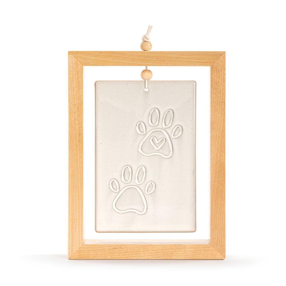 Four Paws Inspired Standing Plaque - 5x7in