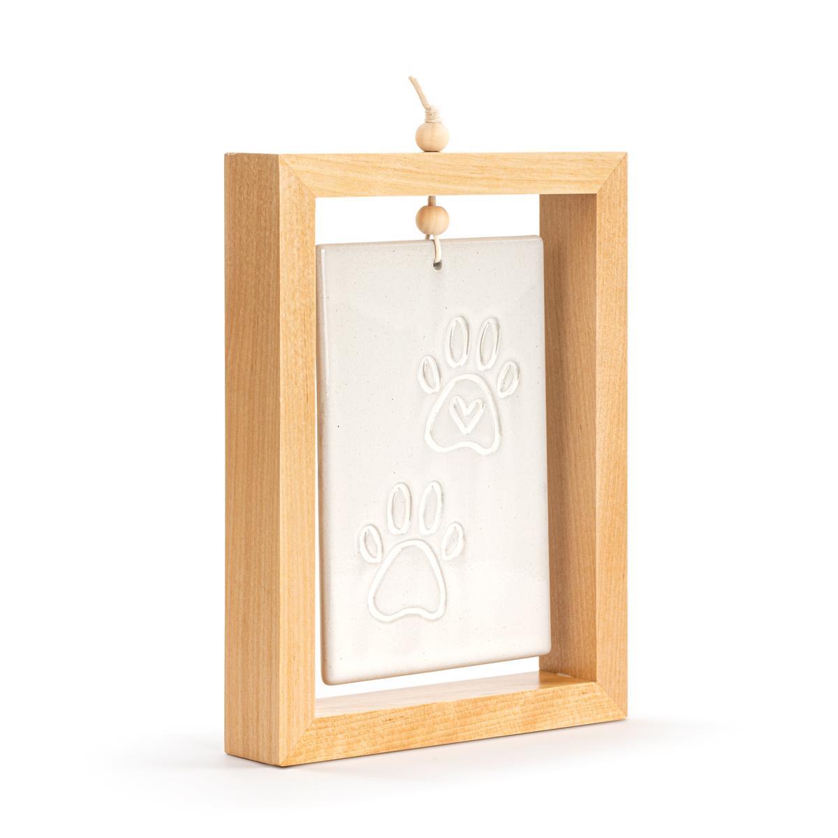 Four Paws Inspired Standing Plaque - 5x7in