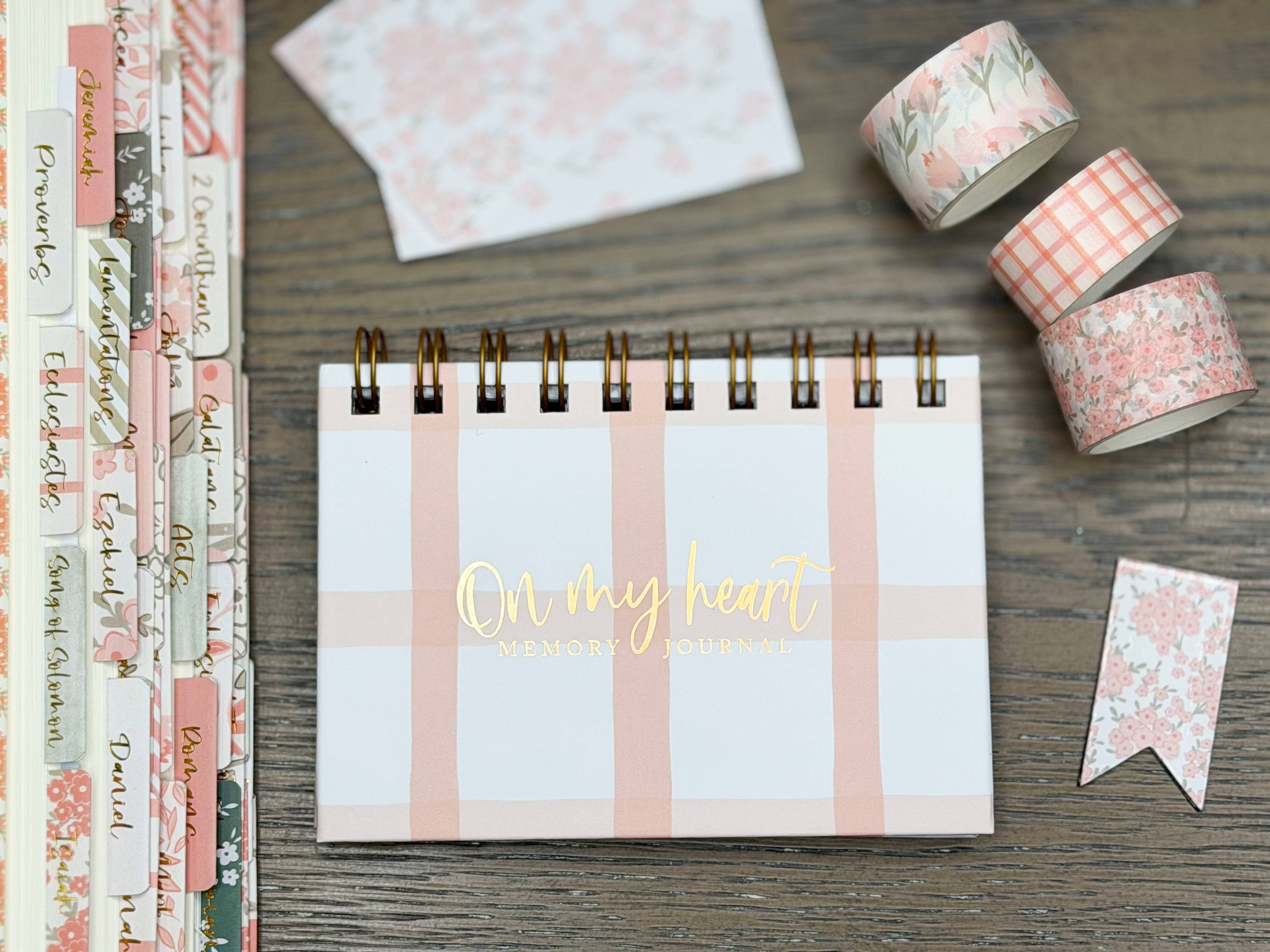 Plaid Scripture Verse Memory Journal