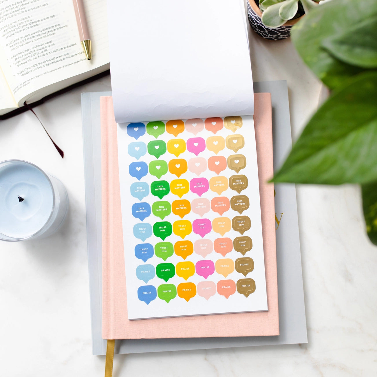 Faith Sticker Book For Bible Journaling - Michigan Southern Charm