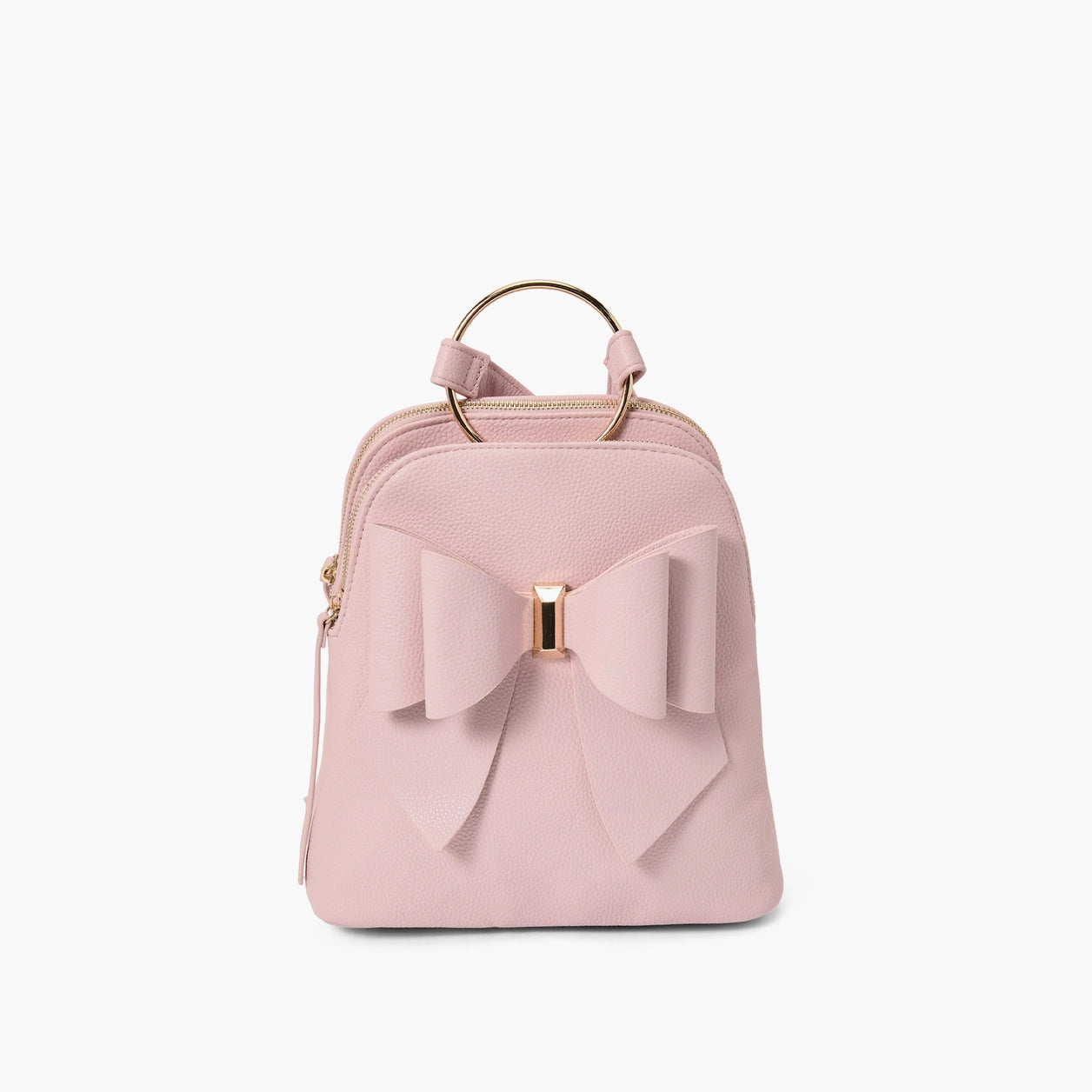 Jasmine Bowtie Backpack Handbag Blush