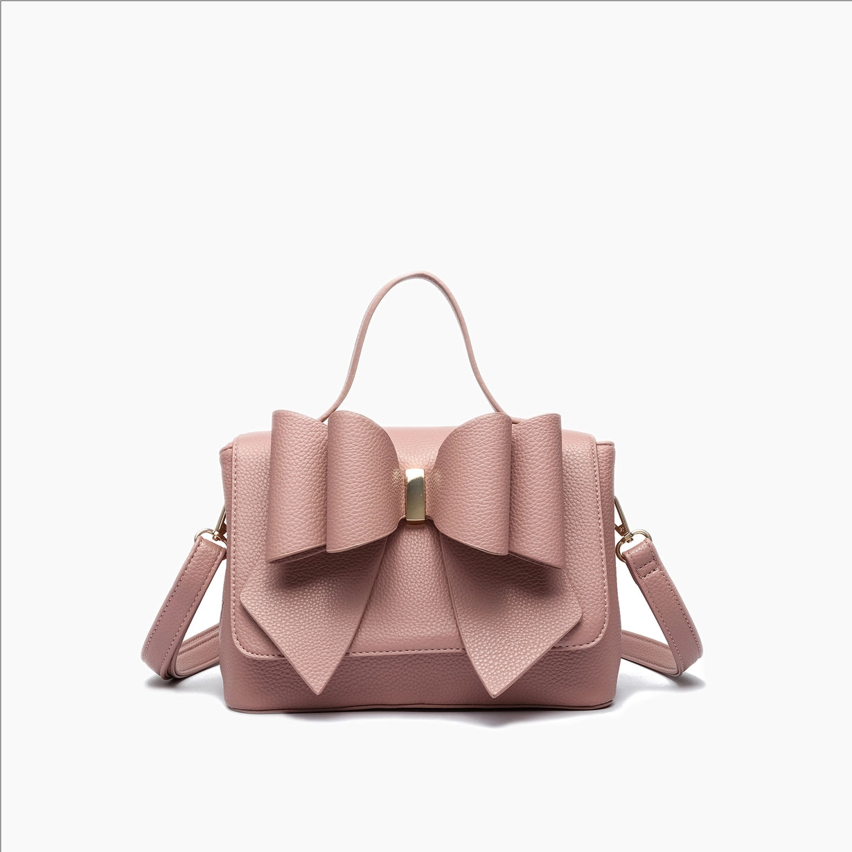 Eva Double Bow Crossbody Mauve