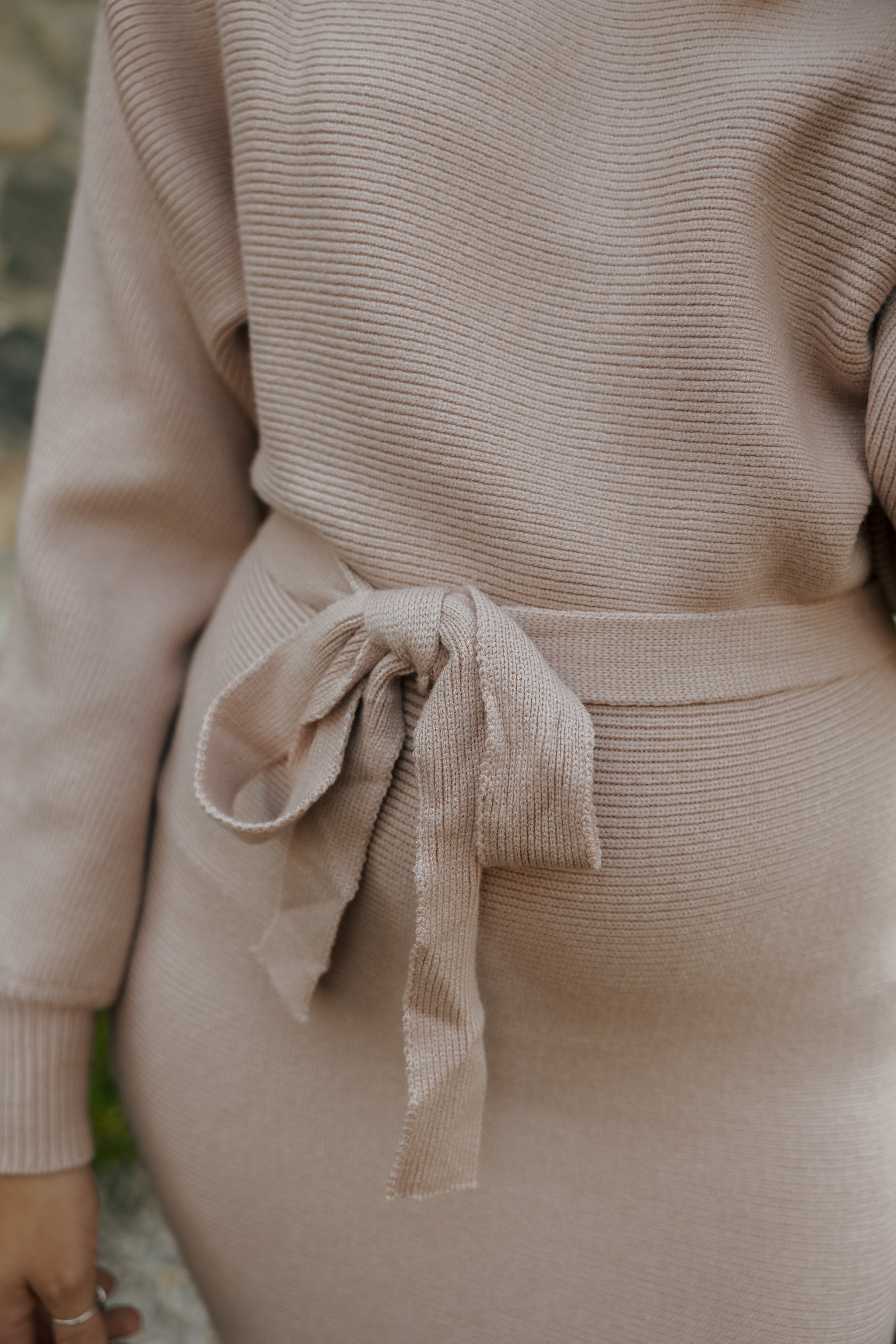 Boatneck Sweater Dress