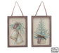 WOODEN FRAMED CANVAS ORNAMENTS - Michigan Southern Charm
