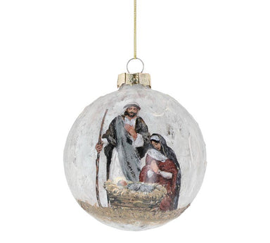 DIVINE IMPRESSIONS HOLY FAMILY ORNAMENT - Michigan Southern Charm