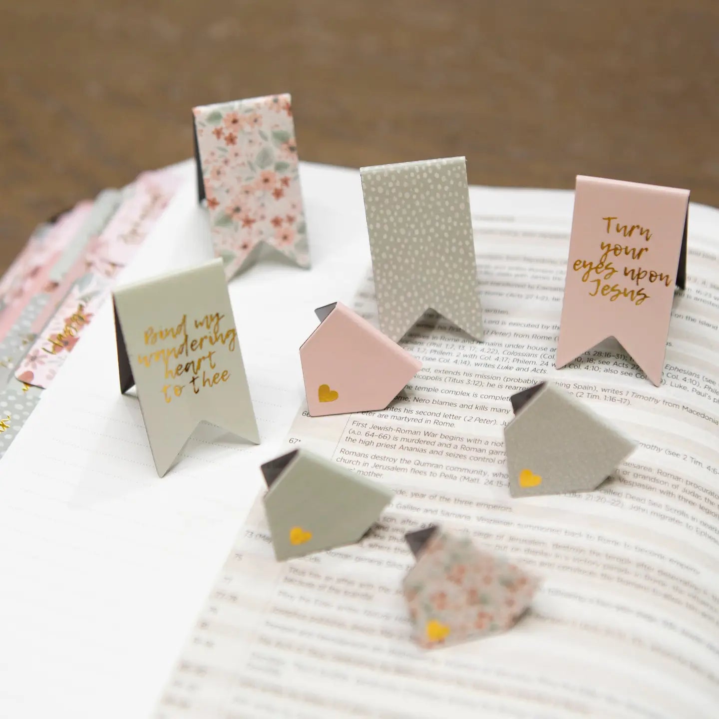 Spring Floral Magnetic Bookmarks For Bible - Michigan Southern Charm