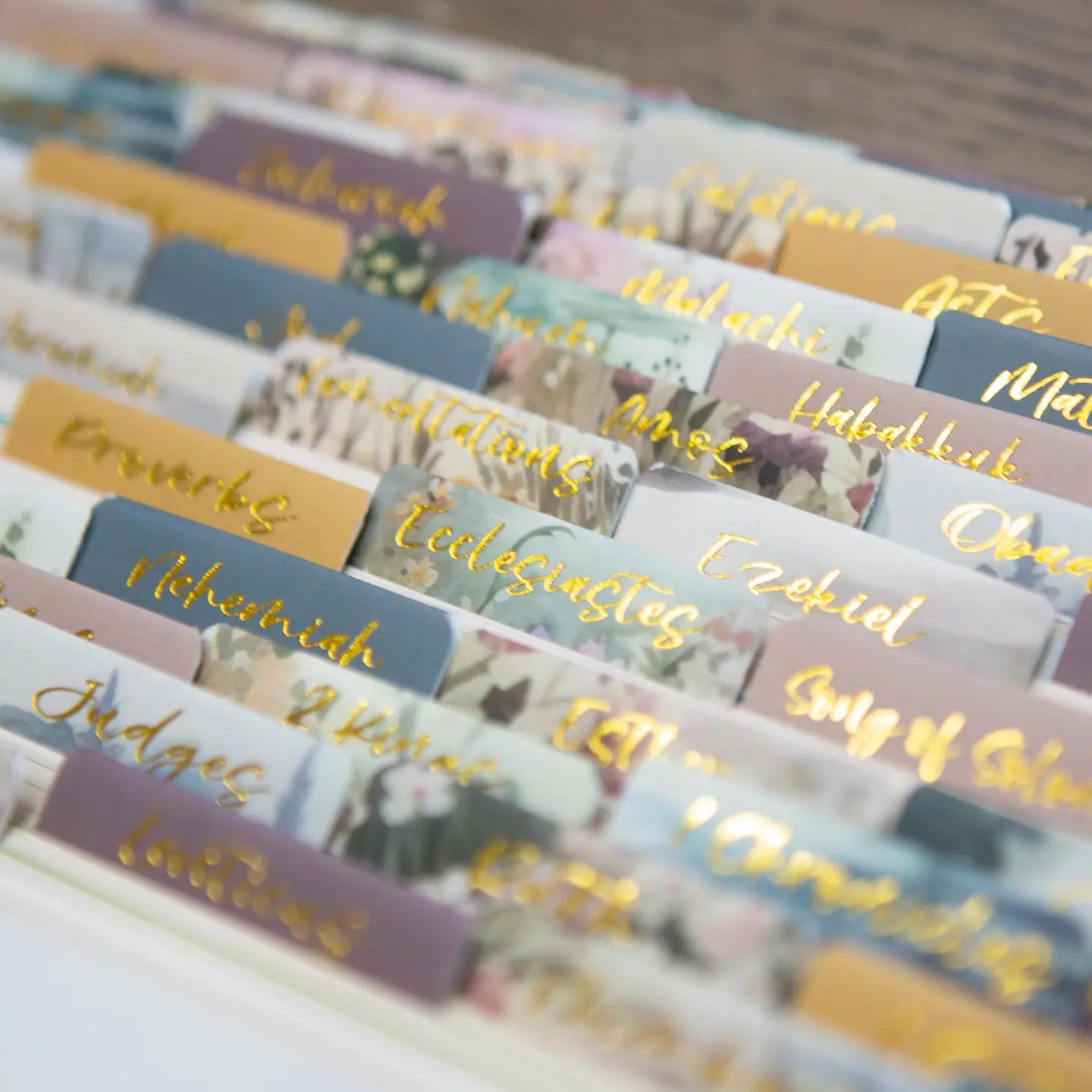 Pastel Floral Bible Tabs - Michigan Southern Charm