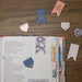 Blue Floral Magnetic Bookmarks For Bible - Michigan Southern Charm