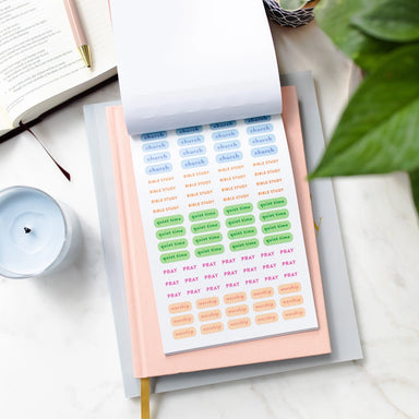 Faith Sticker Book For Bible Journaling - Michigan Southern Charm