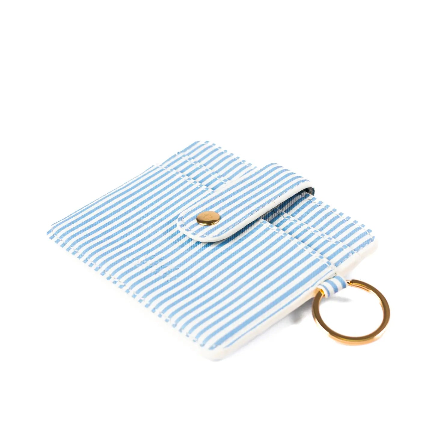 Blue Stripes Card Wallet