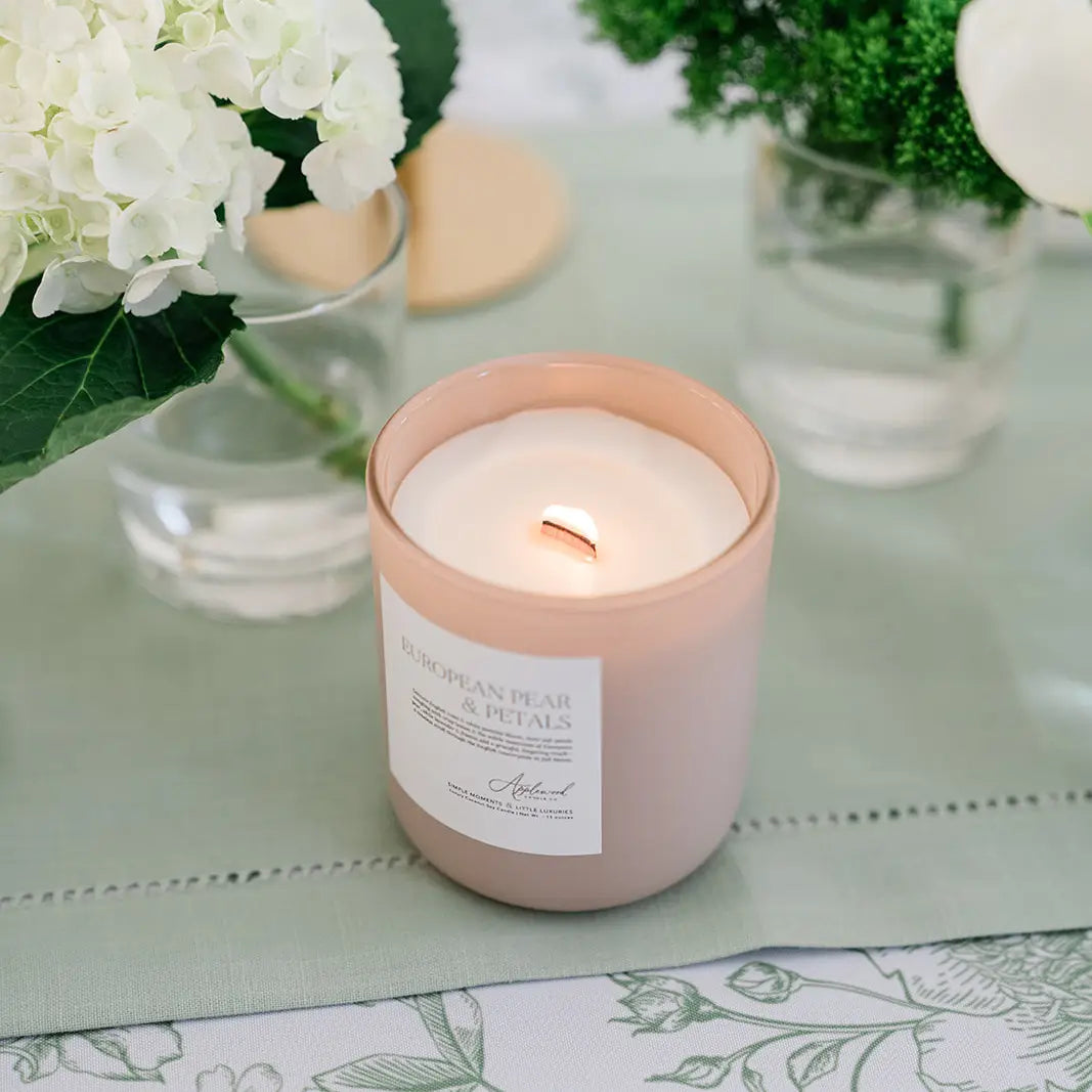 European Pear & Petals | Luxury Candle - Michigan Southern Charm