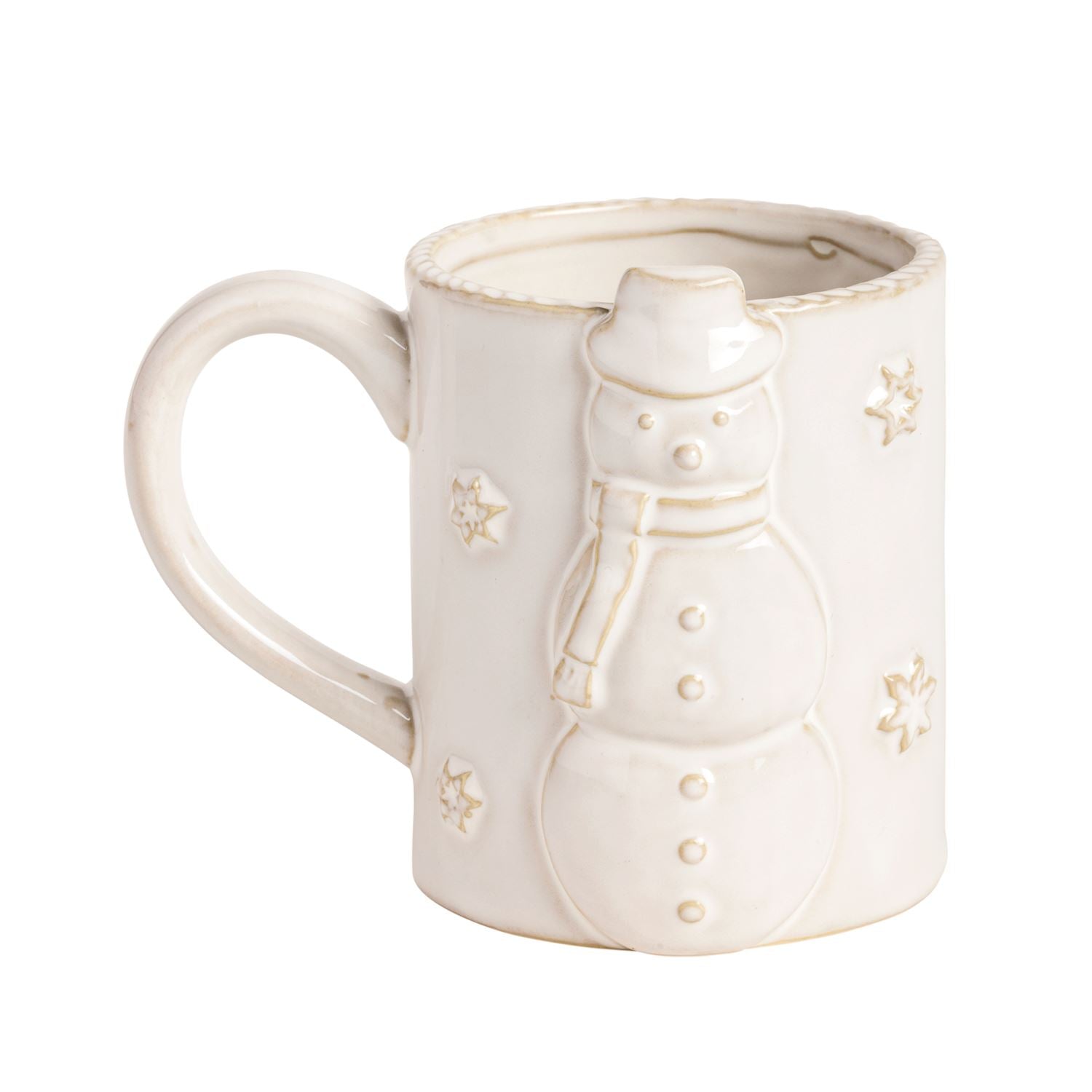 Snowman White Christmas Mug