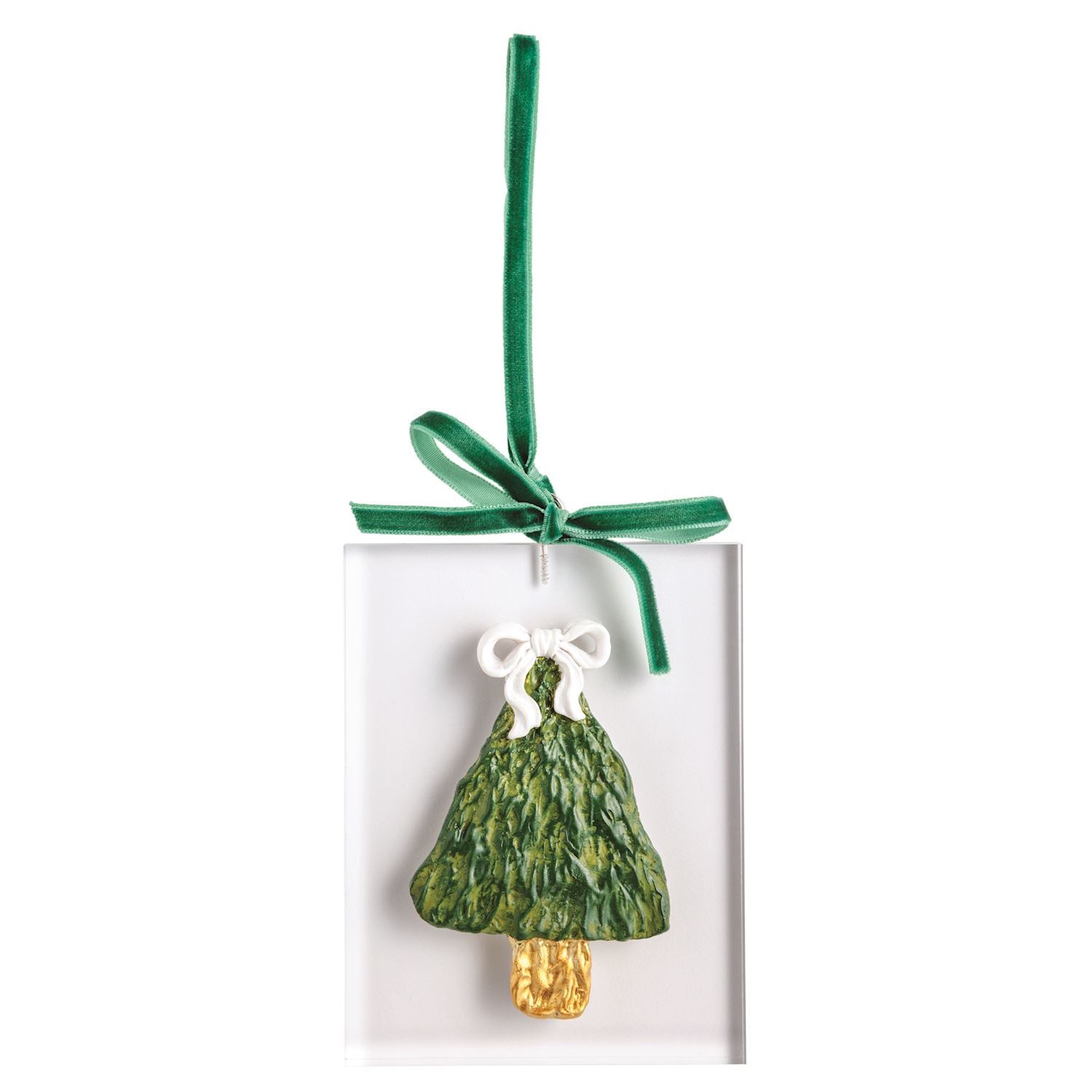 Tree Painted Acrylic Ornament