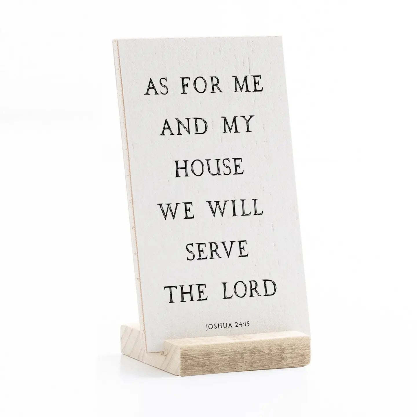 As For Me and My House 3x5 Shelf Sitter - Michigan Southern Charm