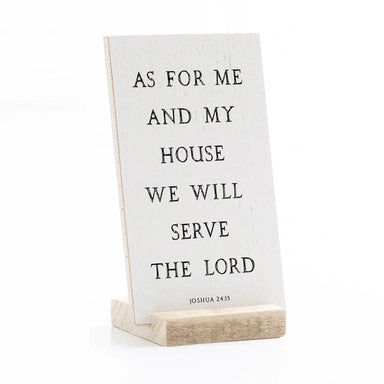 As For Me and My House 3x5 Shelf Sitter - Michigan Southern Charm