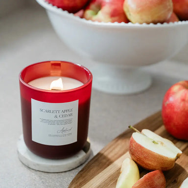 Scarlett Apple & Cedar Luxury Candle - Michigan Southern Charm