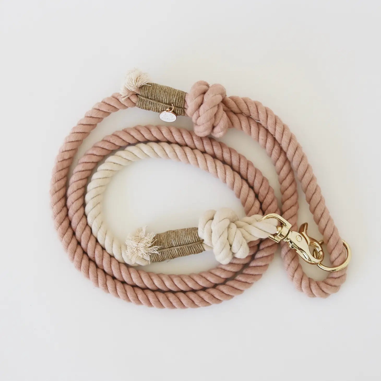 Antique Rose Dog Rope Leash