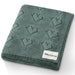 100% Luxury Cotton Receiving Swaddle Baby Blanket Green Hearts - Michigan Southern Charm