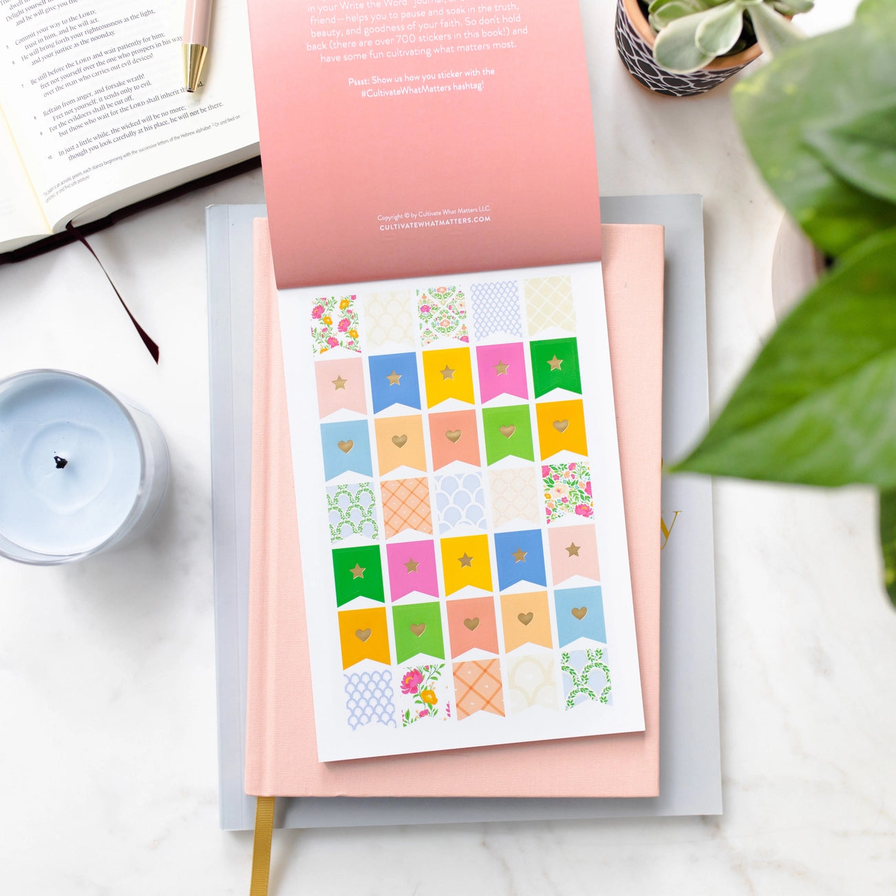 Faith Sticker Book For Bible Journaling - Michigan Southern Charm