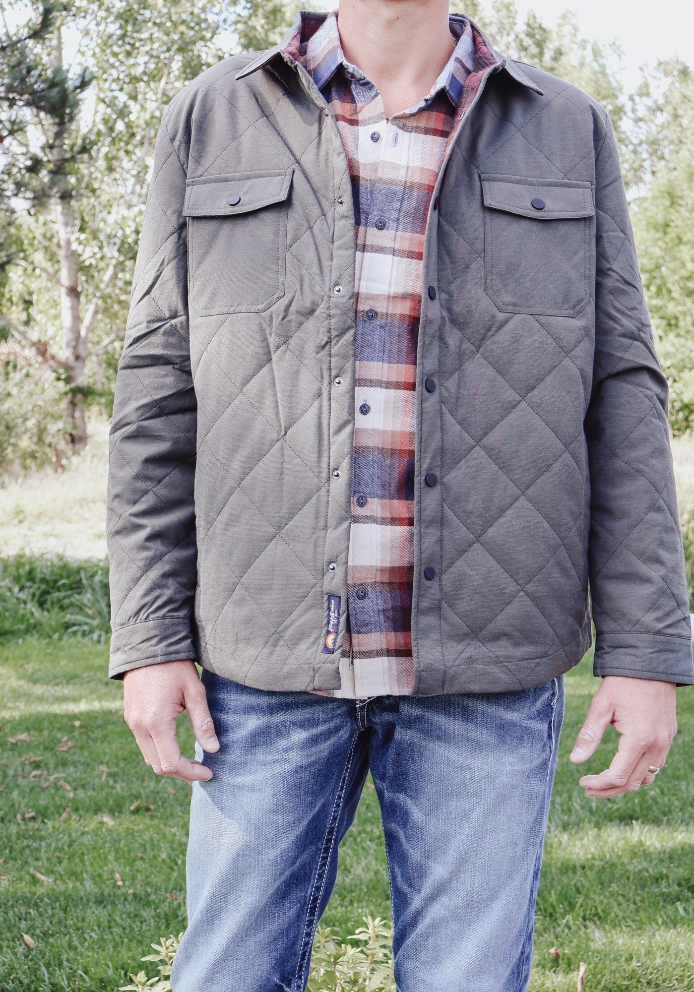 CHAPIN QUILTED SHIRT JACKET
