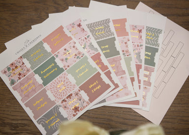Spring Floral Bible Tabs - Michigan Southern Charm