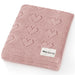 100% Luxury Cotton Pink Heart Receiving Swaddle Baby Blanket - Michigan Southern Charm