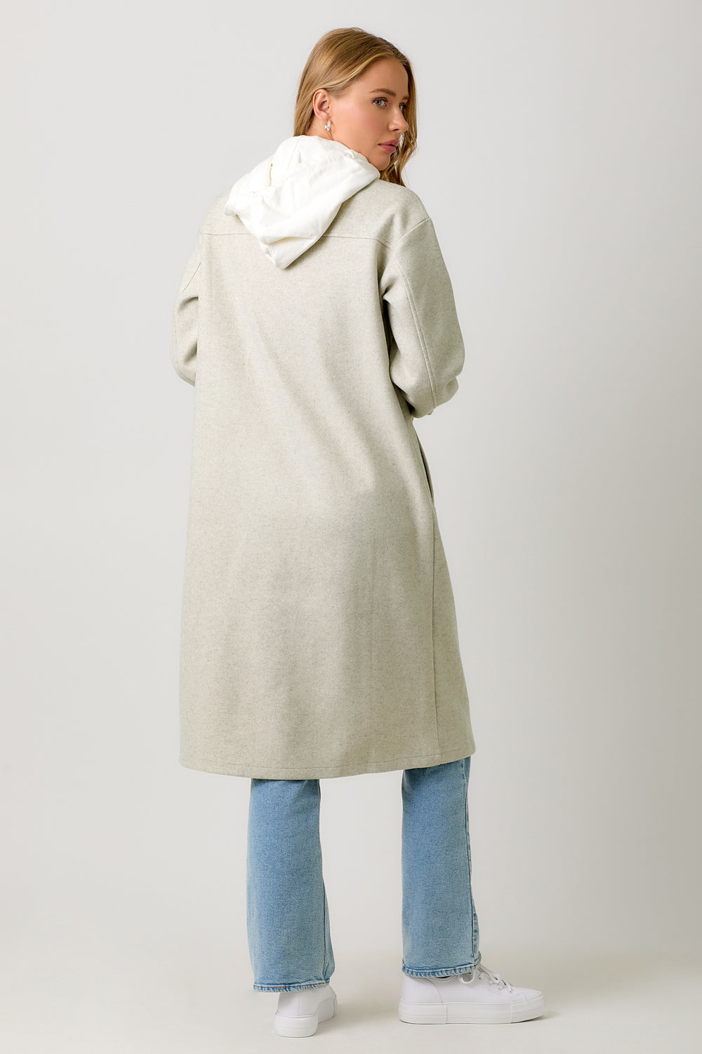 TWOFER HOODIE SOLID COAT