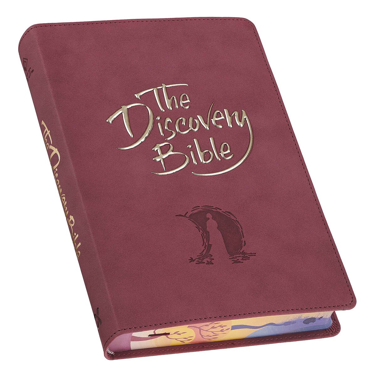The Discovery Bible Faux Leather For Kids Purple