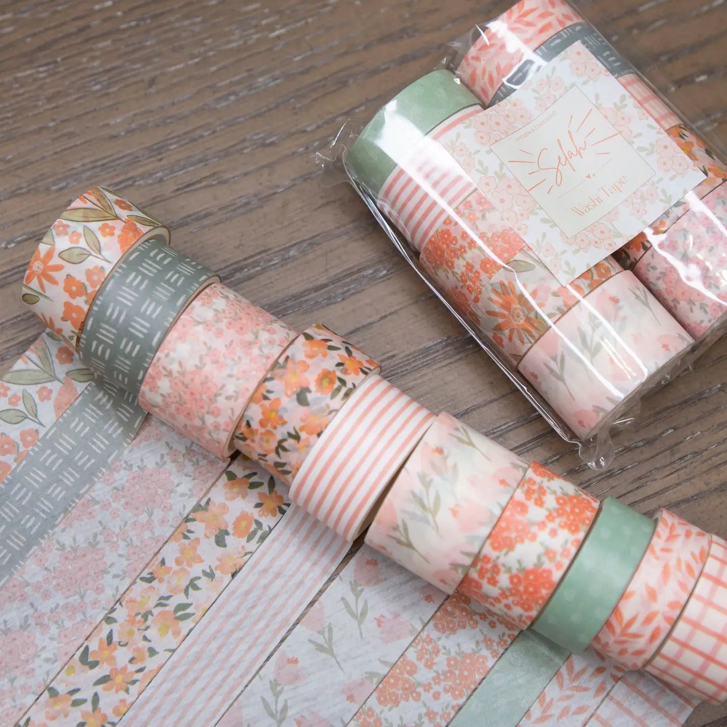 Bible Journaling Washi Tape - Peach - Michigan Southern Charm