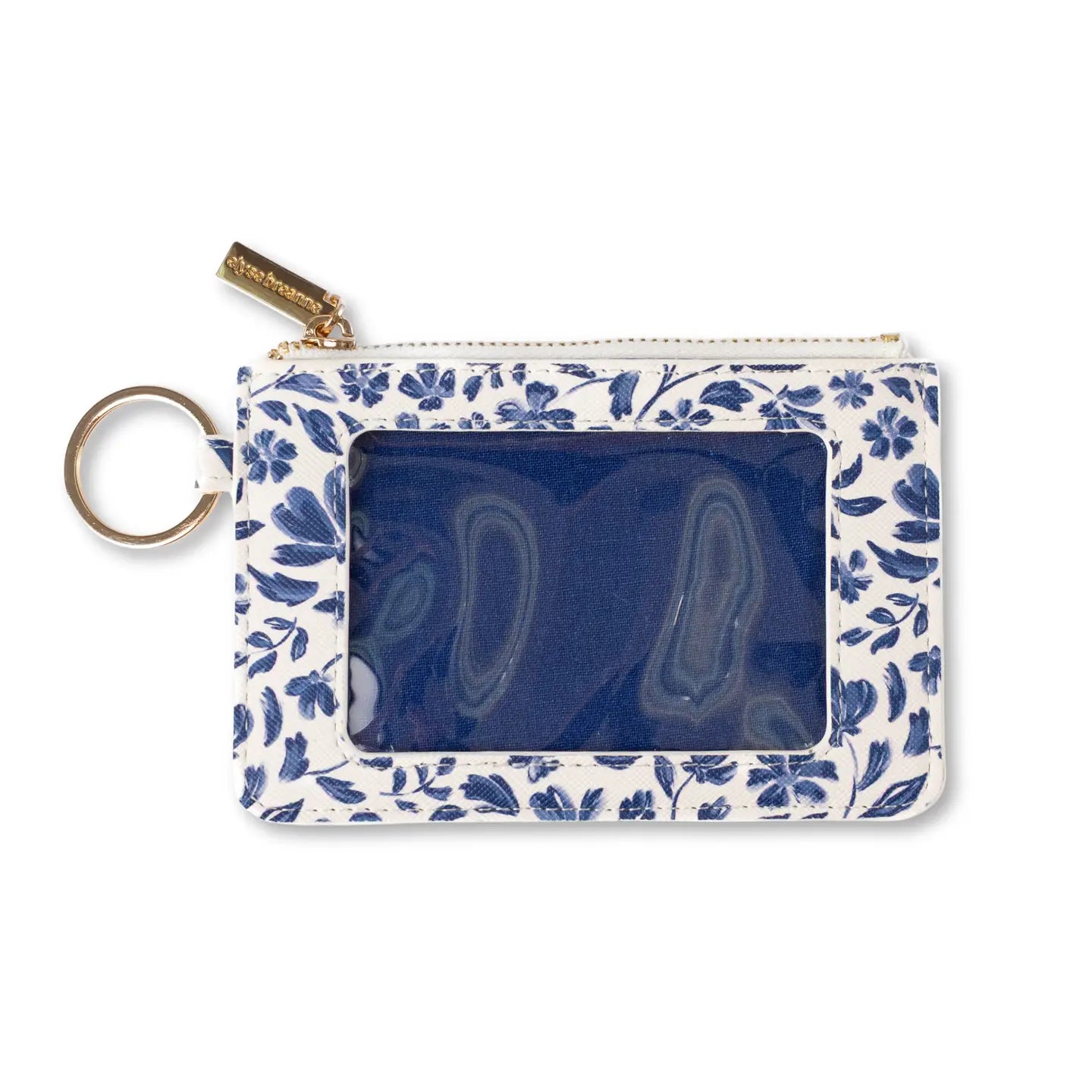 Porcelain Floral Id Holder
