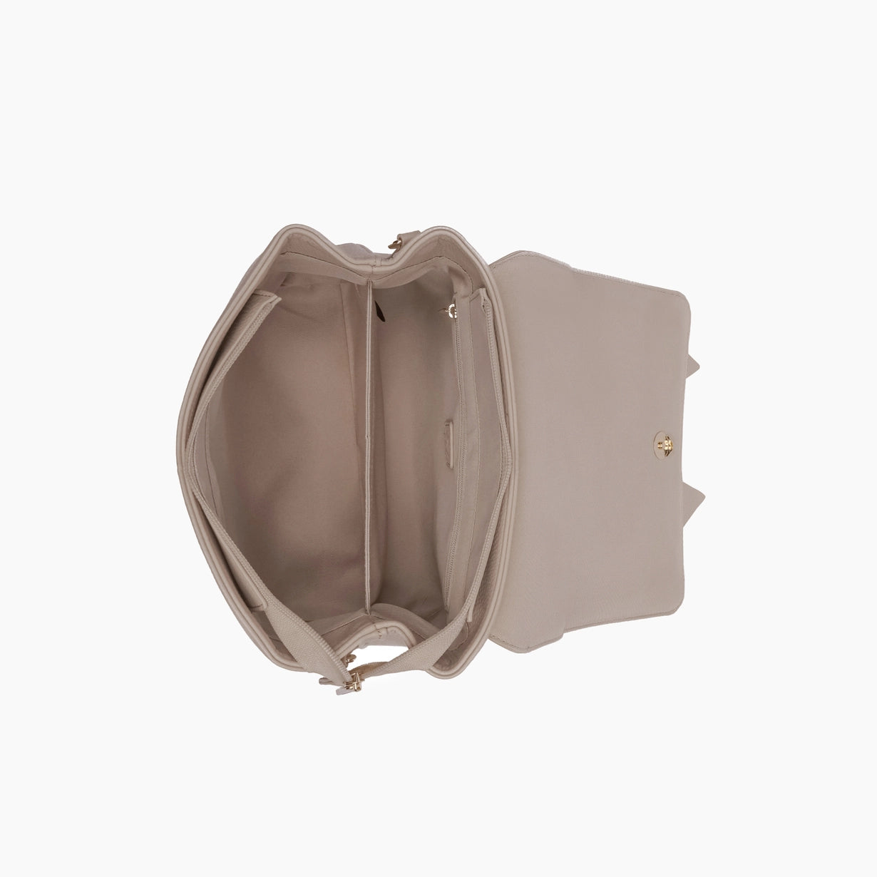 Eva Double Bow Crossbody Beige