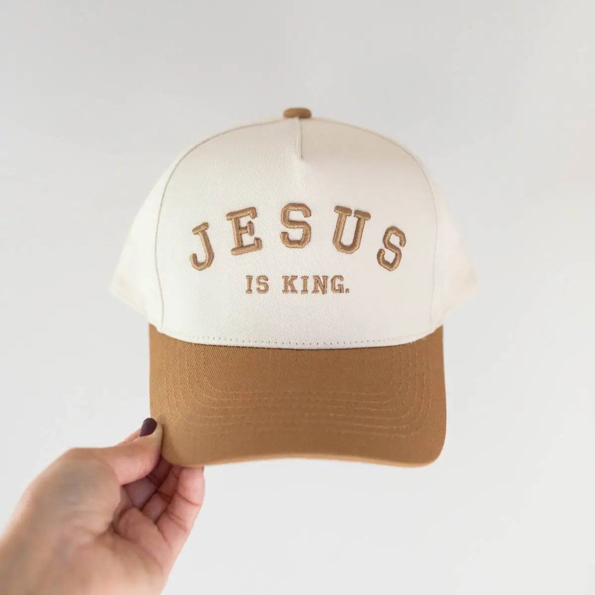 Jesus Is King - Unisex Christian Trucker Hat - Michigan Southern Charm