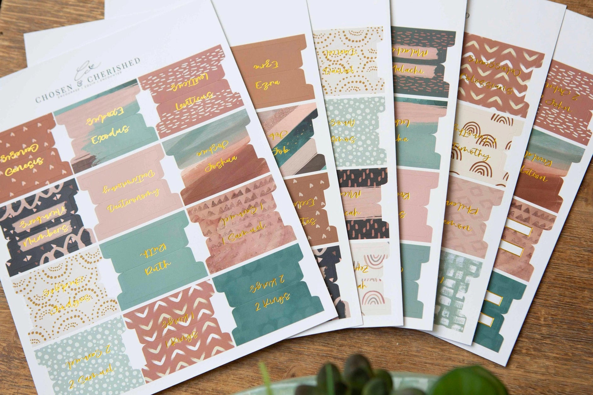 Boho Bible Tabs - Michigan Southern Charm