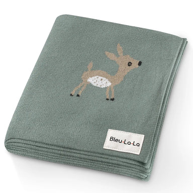 Luxury Cotton Deer Receiving Swaddle Baby Blanket - Michigan Southern Charm