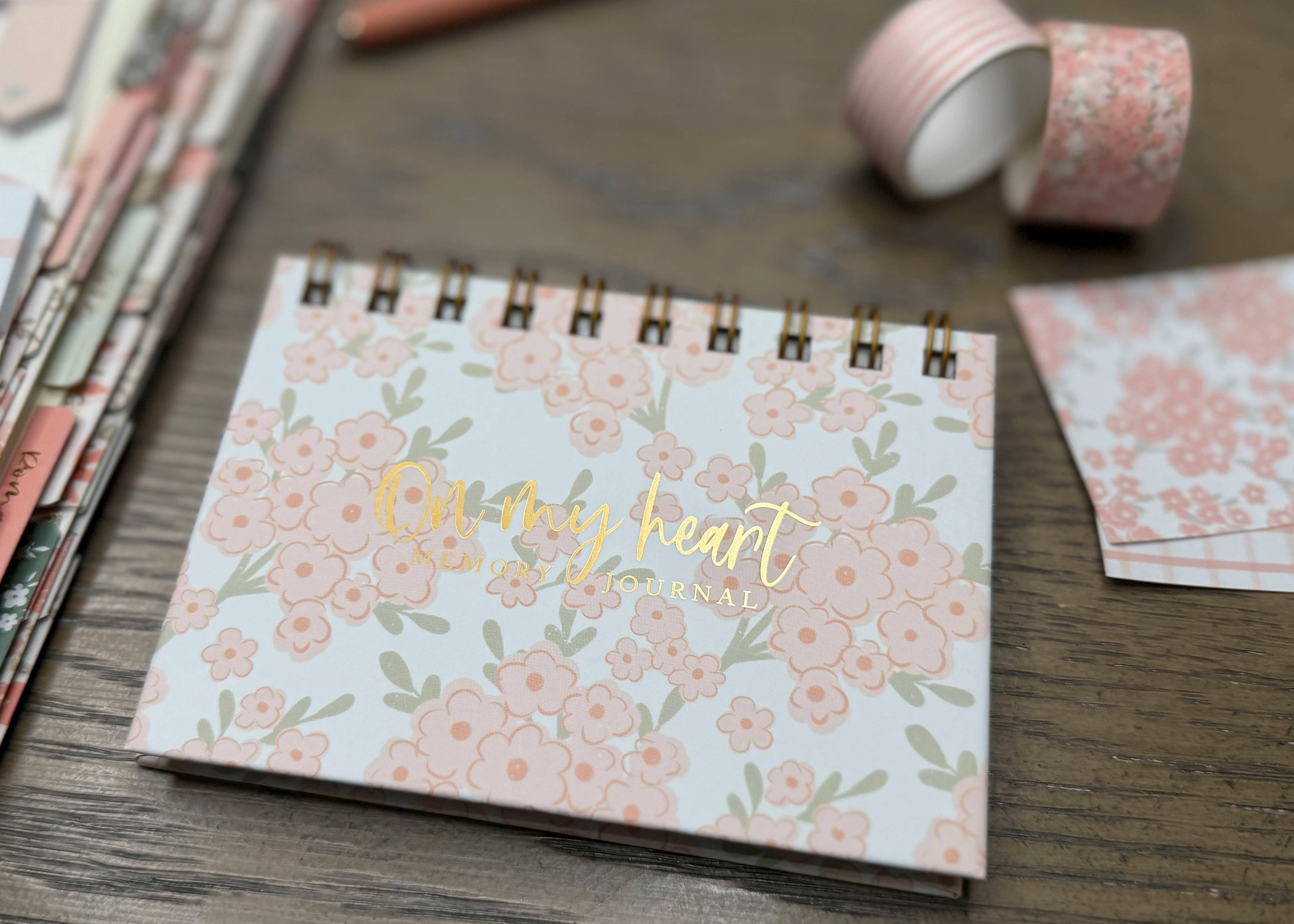 Peach Bible Verse Memory Journal