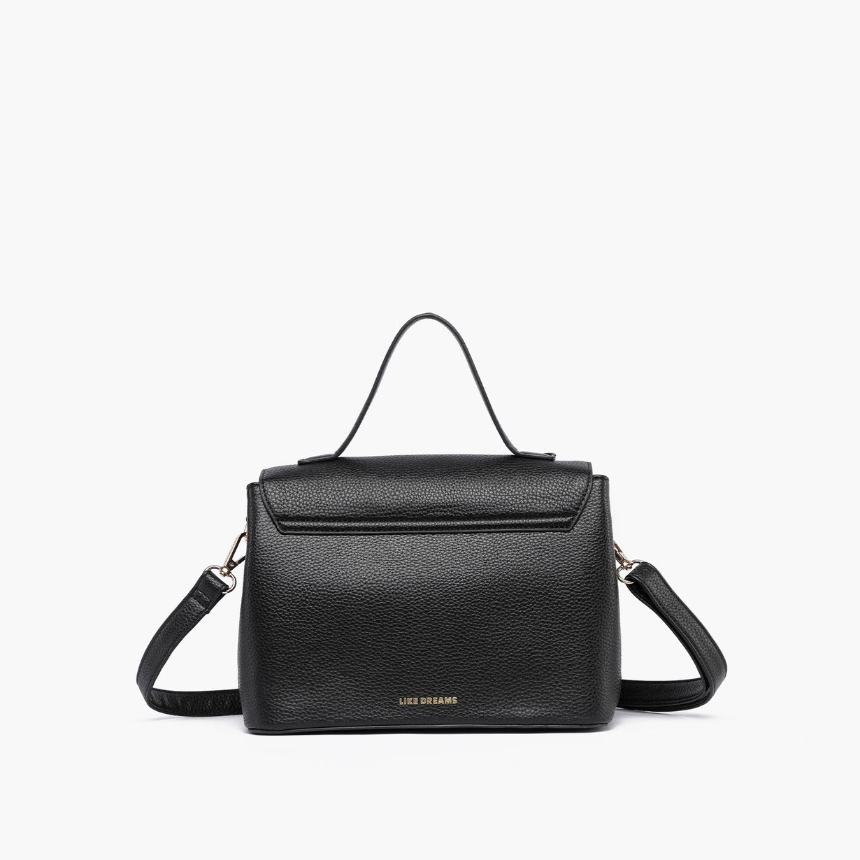 Eva Double Bow Crossbody Black