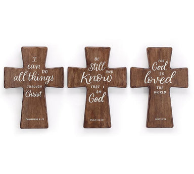 CROSS WALL HANGINGS WITH MESSAGE - Michigan Southern Charm