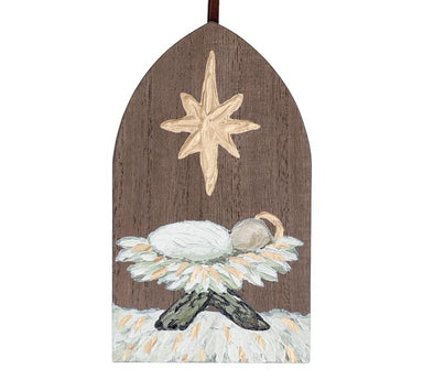 ARCH SHAPED WOODEN ORNAMENT WITH JESUS - Michigan Southern Charm
