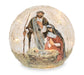 LIGHT UP GLASS GLOBE WITH HOLY FAMILY - Michigan Southern Charm