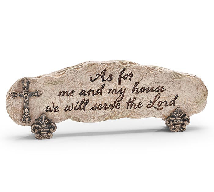 RELIGIOUS MESSAGE SHELF SITTER