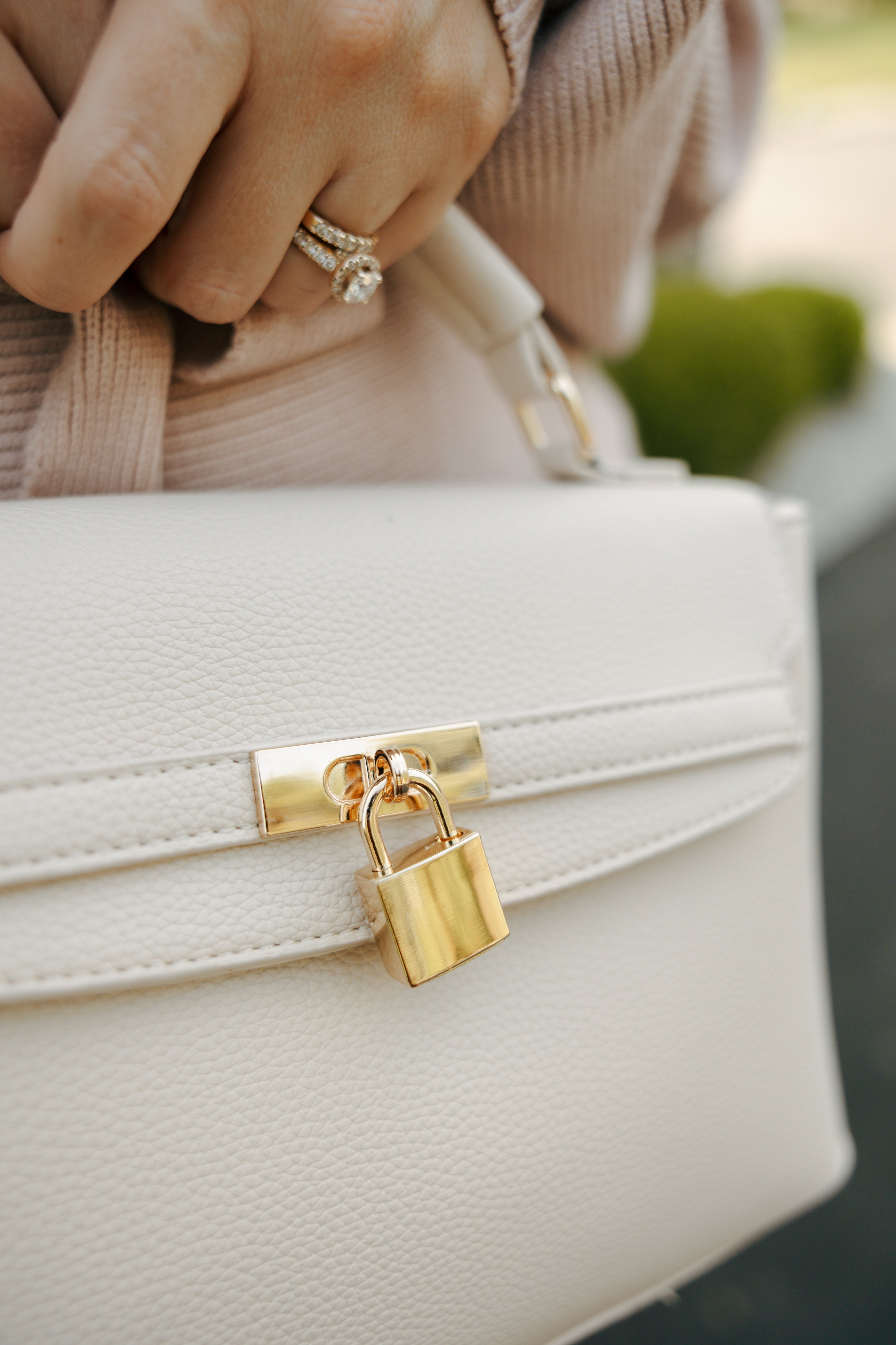Bella Nude Mini Crossbody Bag