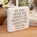 Psalm 91:11 Marble Stone - Michigan Southern Charm